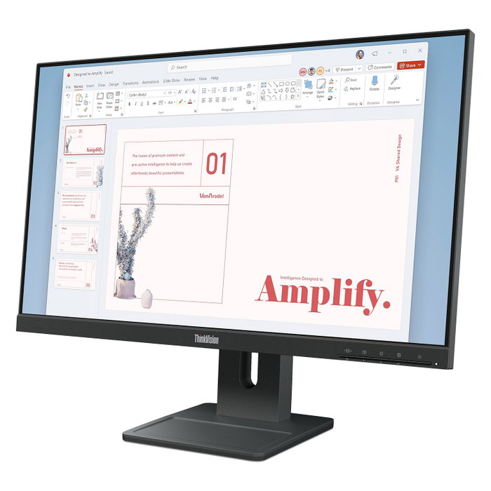 Lenovo ThinkVision E24-40 Monitor de Negocios FHD 100Hz Negro