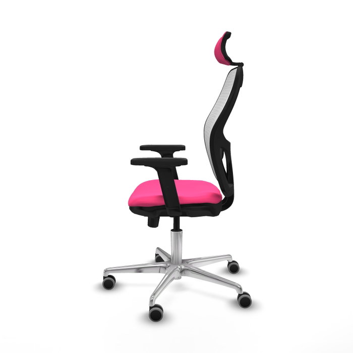 PIQUERAS Y CRESPO Silla de oficina Jorquera Rosa y Blanco PIQUERAS Y CRESPO Silla de oficina Jorquera Rosa y Blanco