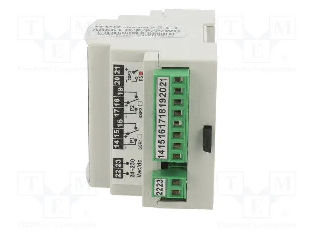APAR Módulo de automatización controlador de dos canales relé AR663.B/P/P/P/WU APAR Módulo de automatización controlador de dos canales relé AR663.B/P/P/P/WU