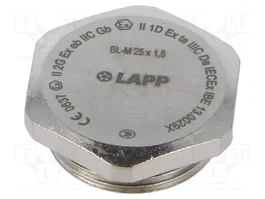 LAPP Tapón SKINDICHT® BL-M ATEX M25 1,5 IP68 con aislamiento
