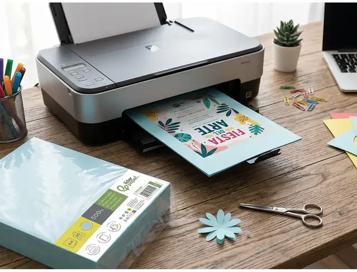 Liderpapel Papel de color celeste DIN A4 80 g 500 hojas