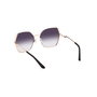 Guess Gafas GU7843 Gafas de Sol para Mujer, Diseño Geométrico con Armazón Metálico, Puente 18 mm, Lente 61 mm, Patilla 135 mm