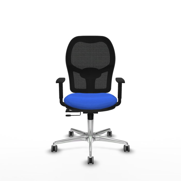 PIQUERAS Y CRESPO Silla de oficina Jorquera con mecanismo Sincro/Traslack, Azul y Negro PIQUERAS Y CRESPO Silla de oficina Jorquera con mecanismo Sincro/Traslack, Azul y Negro