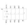 Siemens 3RT2016-2BB42 Contactor Eléctrico 4kW/400V 24VDC 3p S00