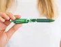 Q-connect Bolígrafo Retractil Borrable Gel 0,7 mm Color Verde