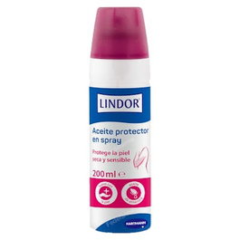 Hartmann Lindor Aceite Protector Spray para Piel Seca y Sensible, Hidratante Corporal con Pantenol, 200 ml