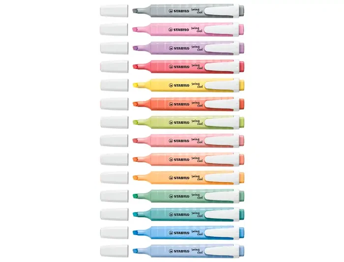 Stabilo Rotulador Fluorescente Swing Cool Pastel Fucsia Helado Tinta Base Agua