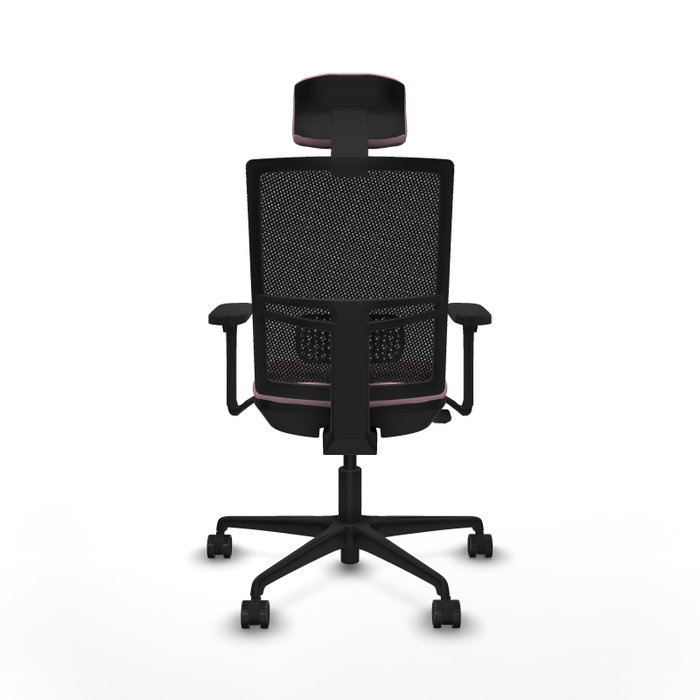 PIQUERAS Y CRESPO Silla de oficina Yunquera con mecanismo Sincro/Traslack, Rosa y Negro PIQUERAS Y CRESPO Silla de oficina Yunquera con mecanismo Sincro/Traslack, Rosa y Negro