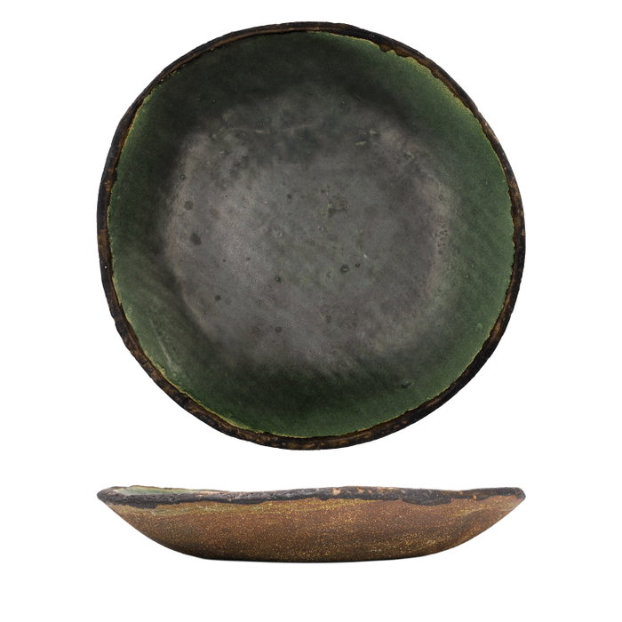 Haku Plato Llano Coupe de Gres Verde, 29 cm Haku Plato Llano Coupe de Gres Verde, 29 cm