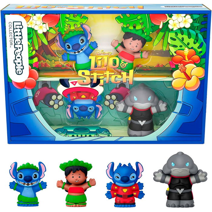 Little People Pack 4 Figuras Lilo Y Stitch Jfc77