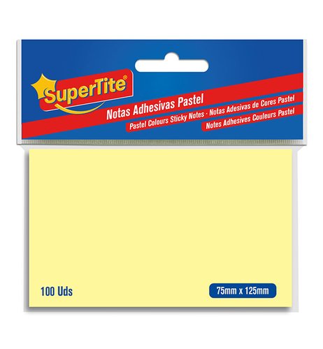 Notas Adhesivas Supertite 75X125 100 Uds (Set de 12) Notas Adhesivas Supertite 75X125 100 Uds (Set de 12)