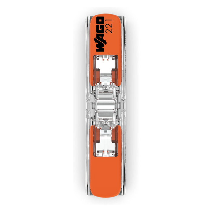 WAGO Wago Serie 221 221-2411 Durchgangsverbinder 2*4mm (60 piezas)