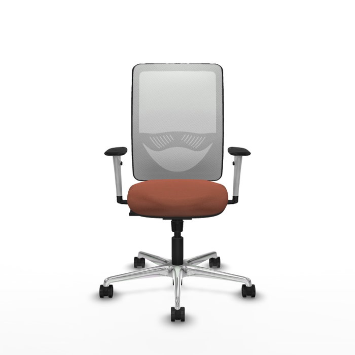 PIQUERAS Y CRESPO Silla de oficina Zulema con mecanismo Sincro, Marrón y Blanco PIQUERAS Y CRESPO Silla de oficina Zulema con mecanismo Sincro, Marrón y Blanco