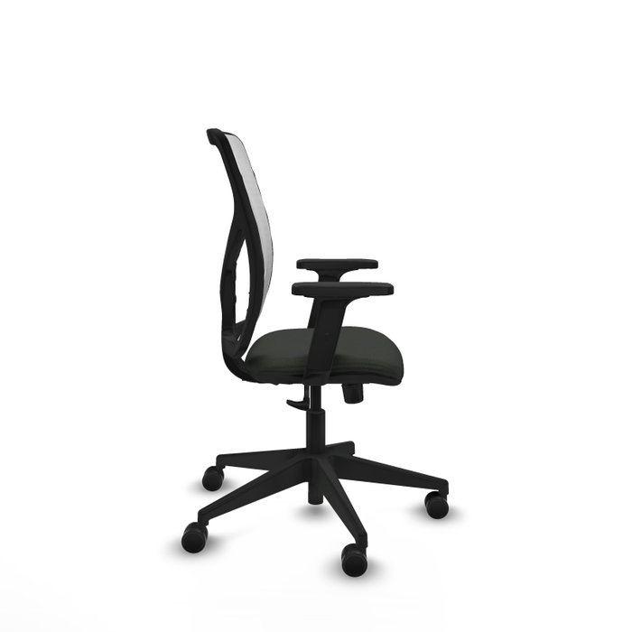 PIQUERAS Y CRESPO Silla de oficina Motilla con mecanismo Sincro, Negro/Blanco PIQUERAS Y CRESPO Silla de oficina Motilla con mecanismo Sincro, Negro/Blanco