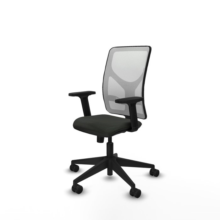 PIQUERAS Y CRESPO Silla de oficina Motilla con mecanismo Sincro, Negro/Blanco PIQUERAS Y CRESPO Silla de oficina Motilla con mecanismo Sincro, Negro/Blanco