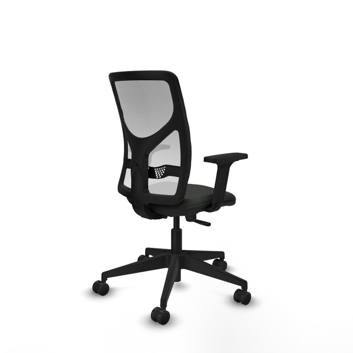 PIQUERAS Y CRESPO Silla de oficina Motilla con mecanismo Sincro, Negro/Blanco PIQUERAS Y CRESPO Silla de oficina Motilla con mecanismo Sincro, Negro/Blanco
