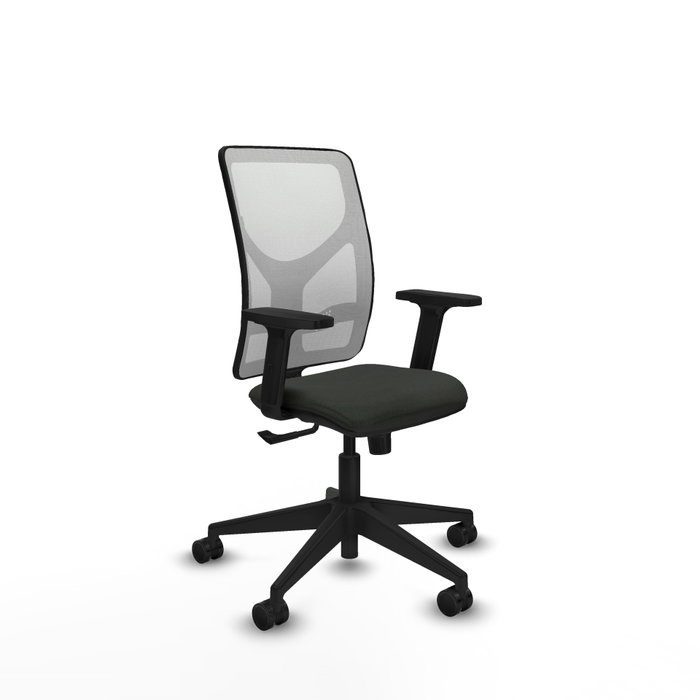 PIQUERAS Y CRESPO Silla de oficina Motilla con mecanismo Sincro, Negro/Blanco PIQUERAS Y CRESPO Silla de oficina Motilla con mecanismo Sincro, Negro/Blanco