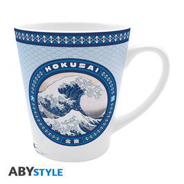 ABYstyle Taza de Cerámica Hokusai La Gran Ola de Kanagawa - Taza de Té y Café 250 ml - Diseño Ukiyo-e - Apta Microondas y Lavavajillas