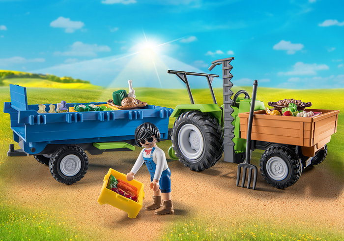 Playmobil Country 71249 Tractor con Remolque
