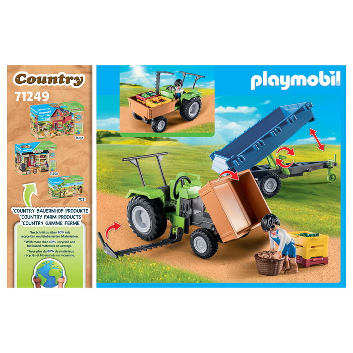 Playmobil Country 71249 Tractor con Remolque