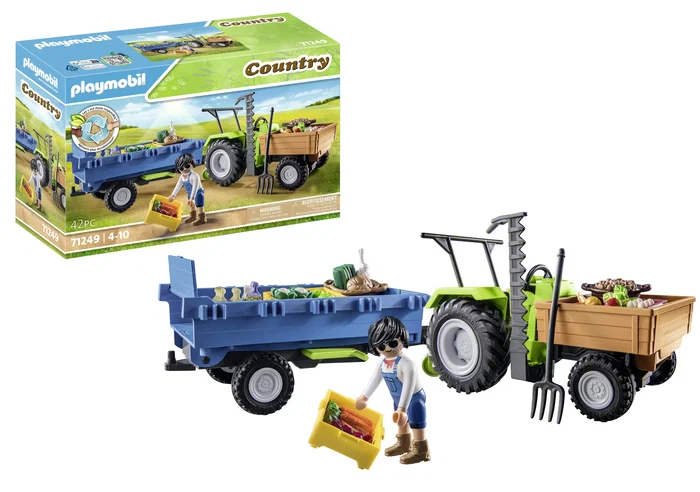 Playmobil Country 71249 Tractor con Remolque