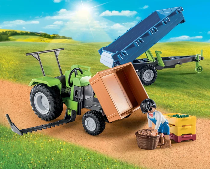 Playmobil Country 71249 Tractor con Remolque