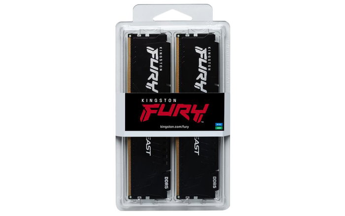Kingston FURY Beast 64 GB (2 x 32 GB) DDR5 6000 MT/s CL30 DIMM Negro