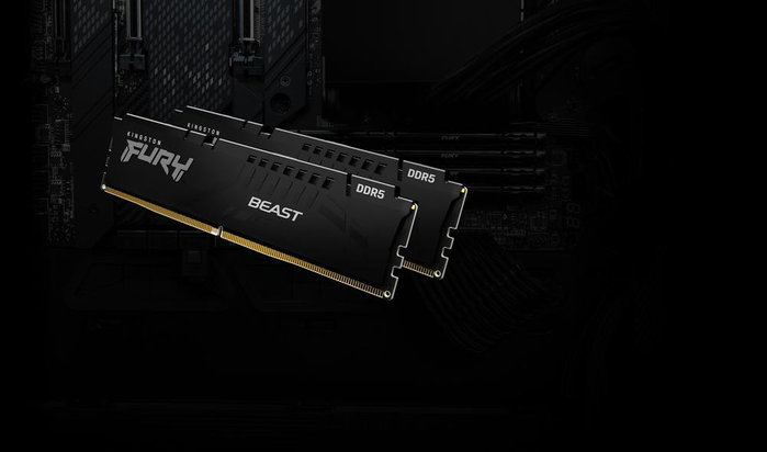 Kingston FURY Beast 64 GB (2 x 32 GB) DDR5 6000 MT/s CL30 DIMM Negro