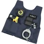 KLEIN 8821 Chaleco SWAT para Disfraz de Policía con Taser Electrónico, Cámara Corporal y Esposas - Para mayores de 3 años