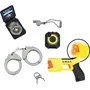 KLEIN 8821 Chaleco SWAT para Disfraz de Policía con Taser Electrónico, Cámara Corporal y Esposas - Para mayores de 3 años