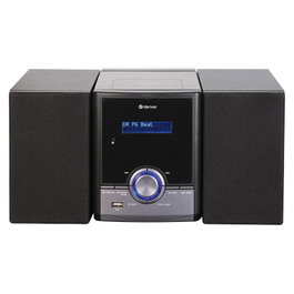 Denver MDA-285 Minicadena de Música con DAB+, FM, Bluetooth, CD y USB, Negro