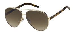 Marc Jacobs MARC-522-S-06J-HA Gafas de sol doradas con cristal marrón