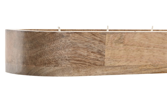 DKD Home Decor Vela Marron Cera de Soja con Flores 10 x 5 x 40 cm DKD Home Decor Vela Marron Cera de Soja con Flores 10 x 5 x 40 cm