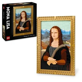 LEGO 31213 La Mona Lisa - Set de construcción de arte de Leonardo da Vinci - Decoración para el hogar