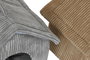 DKD Home Decor Cama Mascota Camel Gris 37 x 40 x 48 cm (2 Unidades) Poliester Desmontable