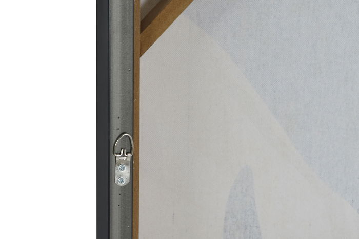 DKD Home Decor Cuadro Hojas Beige Negro 4.3 x 93 x 63 cm (2 Unidades)