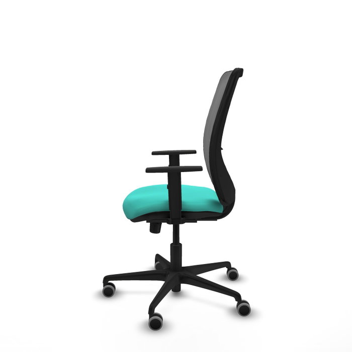 PIQUERAS Y CRESPO Silla de oficina Zulema con mecanismo Sincro, Turquesa y Gris PIQUERAS Y CRESPO Silla de oficina Zulema con mecanismo Sincro, Turquesa y Gris