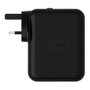 HYPER HJ1001BKWWGL Cargador de Pared 4 Puertos Negro