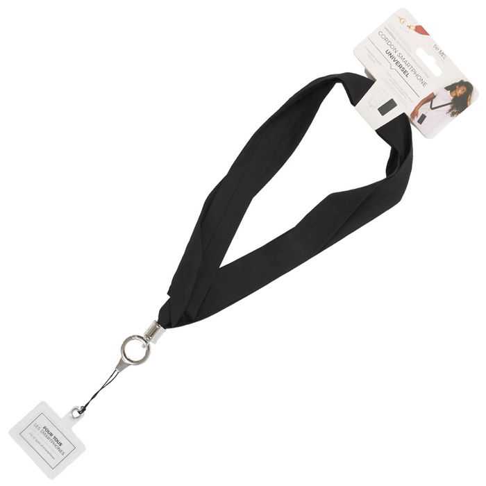 Be Mix Correa Bandolera Móvil Tela Negra Roja Salpicado Topos Blancos Contorno 120 cm