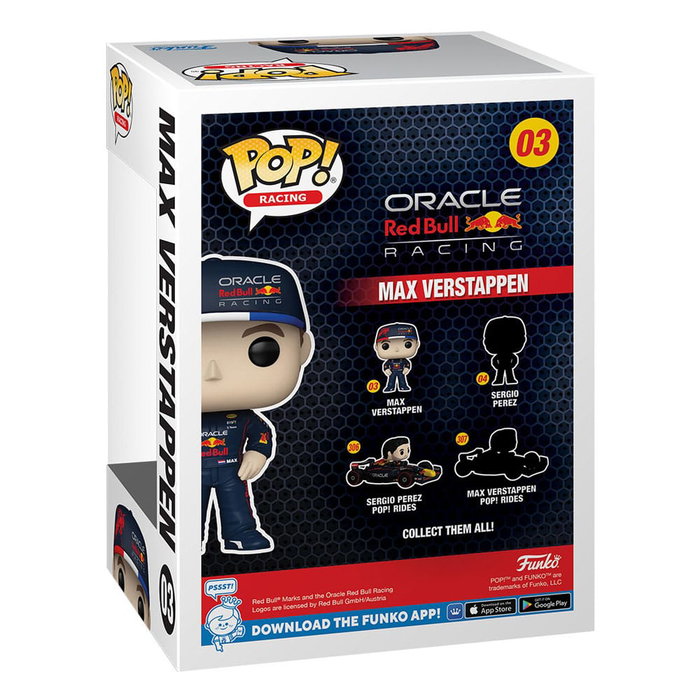 FUNKO POP! Max Verstappen Fórmula 1 Red Bull Racing FUNKO POP! Max Verstappen Fórmula 1 Red Bull Racing