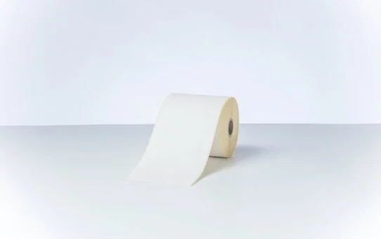 Brother Caja de 8 rollos de etiquetas continuas 102 mm x 56,4 m Blanco