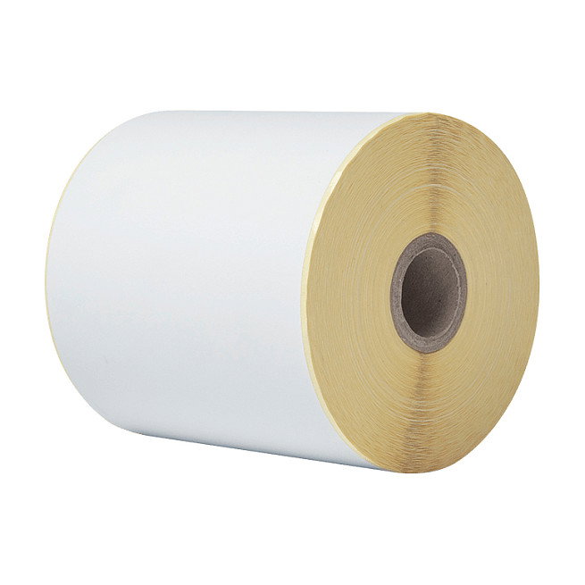 Brother Caja de 8 rollos de papel continuo adhesivo 102 mm x 56,4 m Blanco Brother Caja de 8 rollos de papel continuo adhesivo 102 mm x 56,4 m Blanco