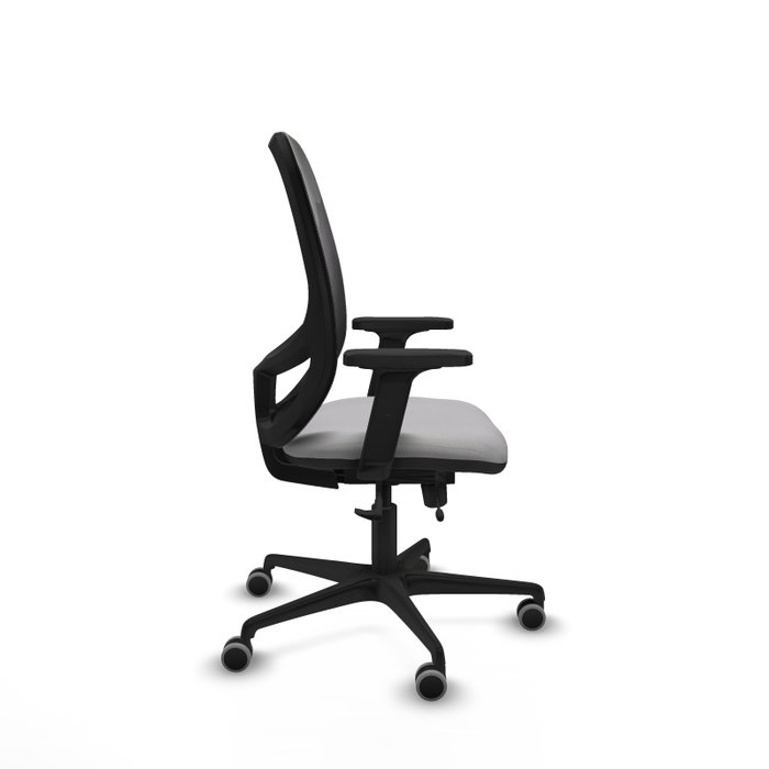 PIQUERAS Y CRESPO Silla de oficina Cilanco con mecanismo Sincro/Traslack Gris claro/Negro