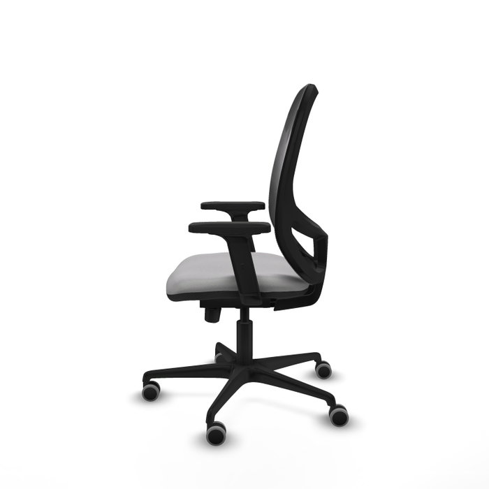PIQUERAS Y CRESPO Silla de oficina Cilanco con mecanismo Sincro/Traslack Gris claro/Negro