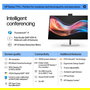 HP 727pm Monitor de Videoconferencia 4K de 27 Pulgadas IPS 3840x2160@60Hz con USB-C, DP y HDMI