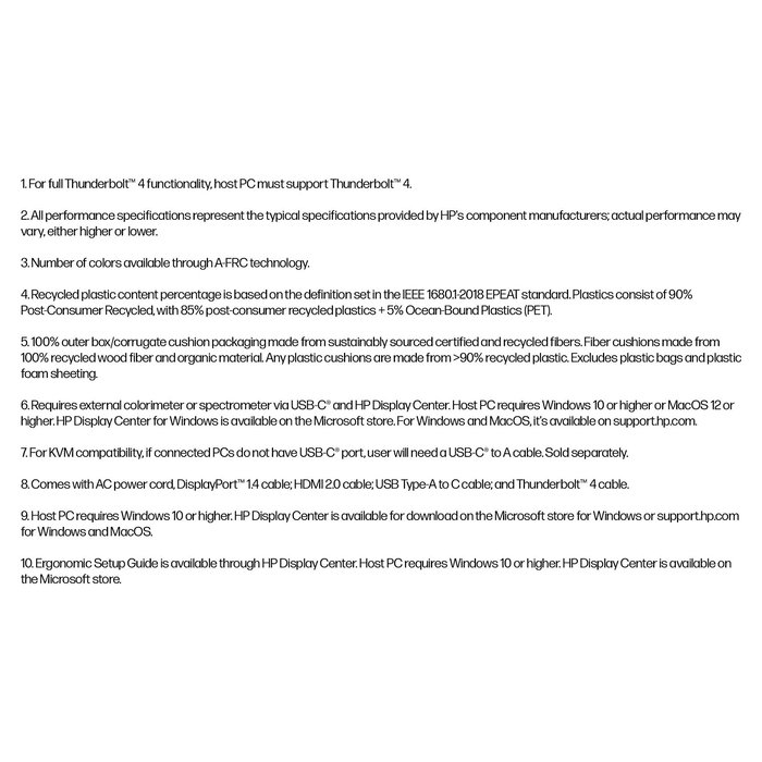 HP 727pm Monitor de Videoconferencia 4K de 27 Pulgadas IPS 3840x2160@60Hz con USB-C, DP y HDMI