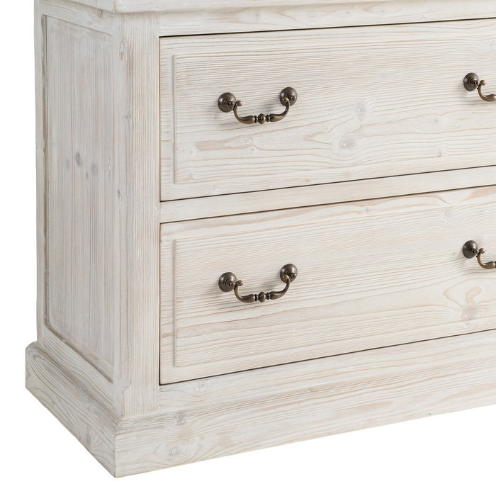 Ixia Alacena Blanco Rozado Madera de Pino 180 x 44 x 240 cm