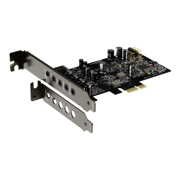 Creative Audigy FX Pro - Tarjeta de Sonido PCI-e 7.1 Externa de Alta Resolución 32 bits/384 kHz con Amplificador para Auriculares - 70SB197000000