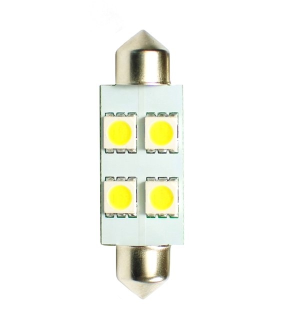 M-Tech Blíster 2x LED L072W - C5W 36mm Blanco