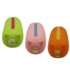 Bismark 330124 Portatodo Animals Silicona Multicolor con Cremallera Suave